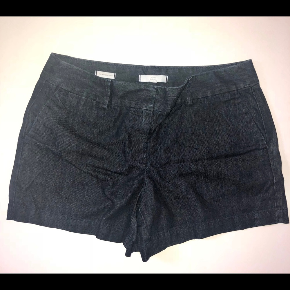 Ann Taylor loft denim jean shorts size 8